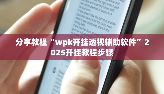 分享教程“wpk开挂透视辅助软件”2025开挂教程步骤