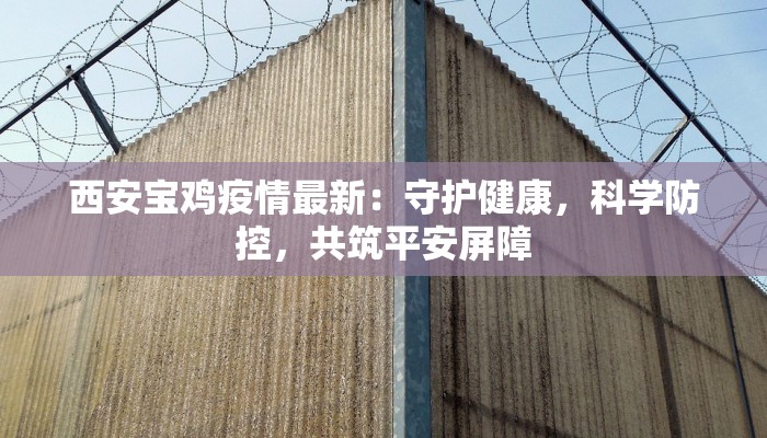 西安宝鸡疫情最新:守护健康,科学防控,共筑平安屏障 西安宝鸡疫情最新:守护健康,科学防控,共筑平安屏障