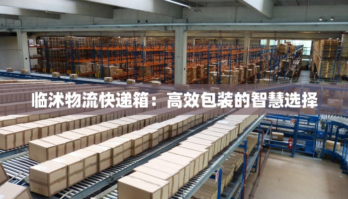 临沭物流快递箱:高效包装的智慧选择 临沭物流快递箱:高效包装的智慧选择