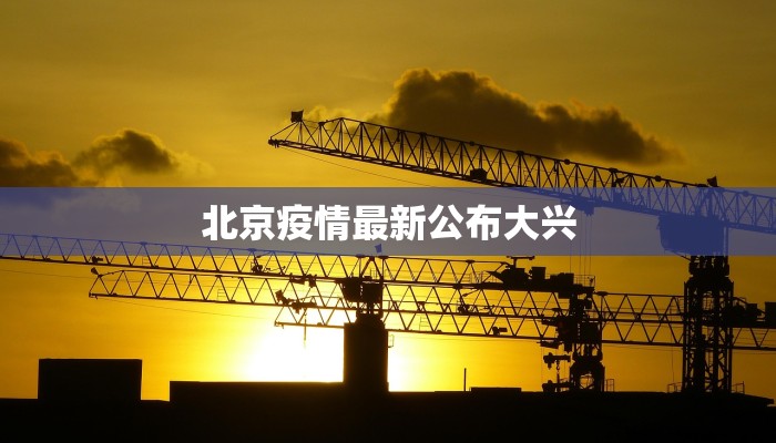 北京疫情最新公布大兴