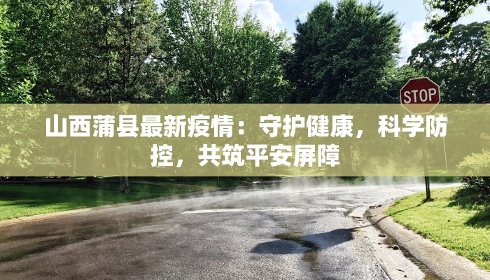 山西蒲县最新疫情：守护健康，科学防控，共筑平安屏障