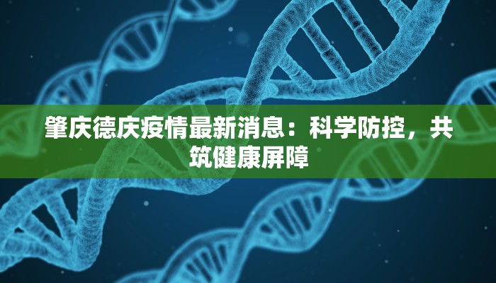 肇庆德庆疫情最新消息：科学防控，共筑健康屏障