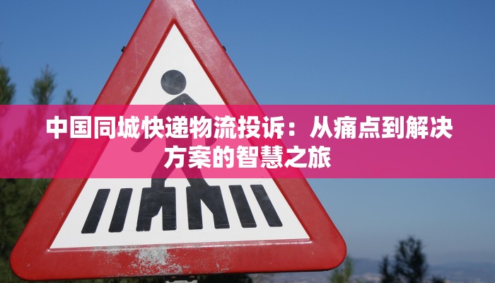 中国同城快递物流投诉：从痛点到解决方案的智慧之旅