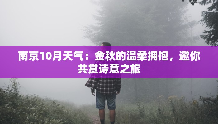 南京10月天气：金秋的温柔拥抱，邀你共赏诗意之旅