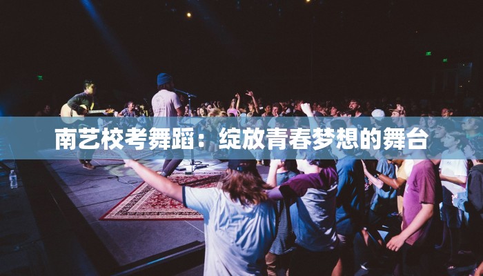南艺校考舞蹈：绽放青春梦想的舞台